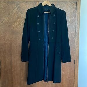 Rag & Bone wool coat full zip lined size 6
